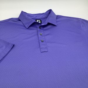 FootJoy FJ Mens Short Sleeve Golf Polo‎ Purple Size XL